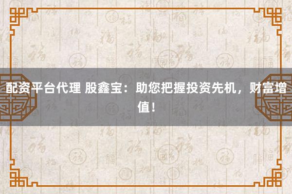 配资平台代理 股鑫宝:助您把握投资先机,财富增值!