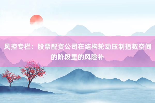 风控专栏：股票配资公司在结构轮动压制指数空间的阶段里的风险补