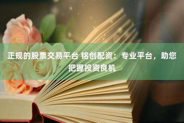 正规的股票交易平台 铭创配资：专业平台，助您把握投资良机